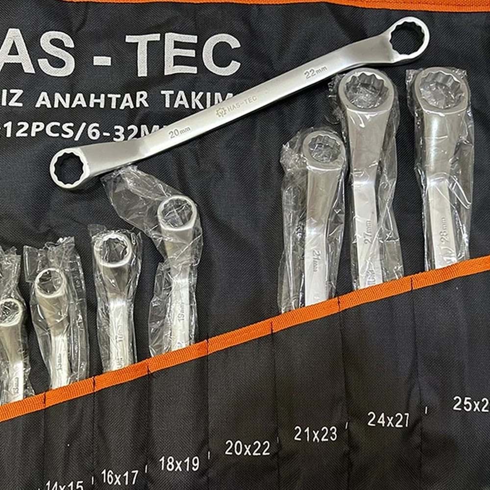 Anahtar Takımı Yıldız 12 Parça Has-Tec