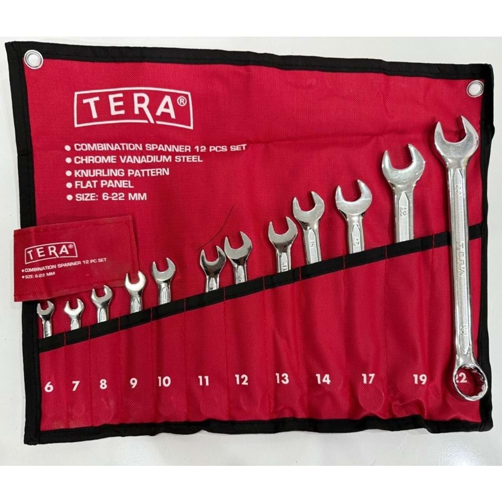 Anahtar Takımı Kombine 12 Parça Anahtar Takımı TERA PRO