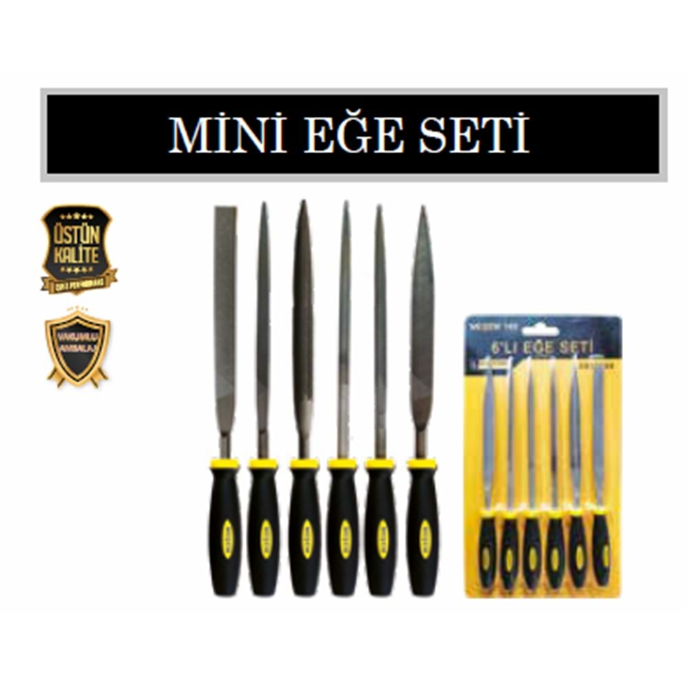 MİNİ EĞE SETİ-5 x 180 6’LI SET