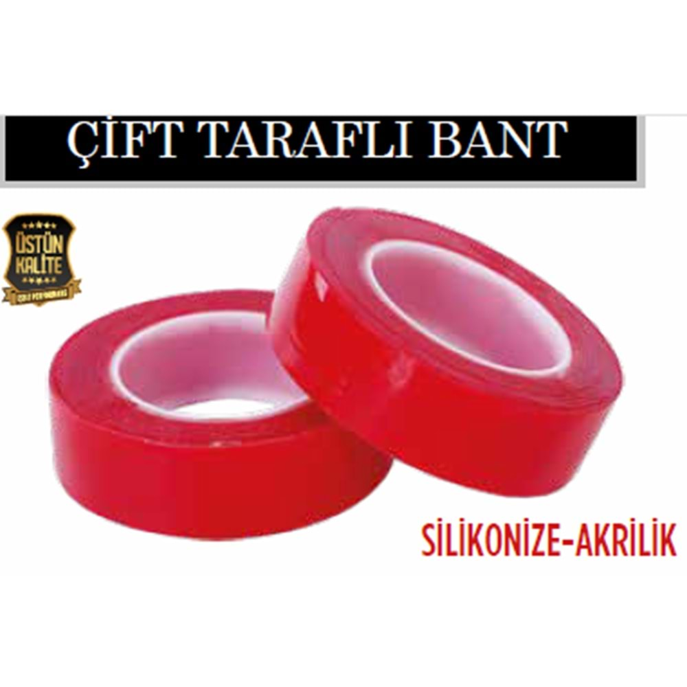 ÇİFT TARAFLI BANT GENİŞ -24 MM x 2 MT