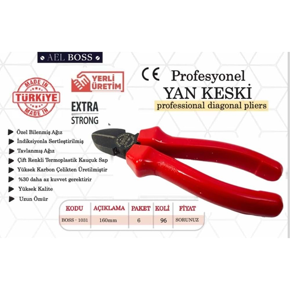 AEL BOSS YANKESKİ KIRMIZI BLACK SERİES 160 MM