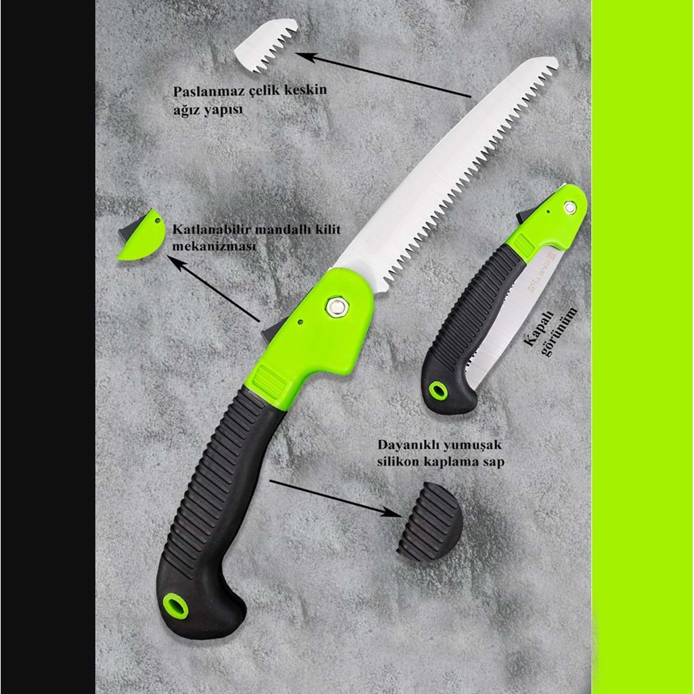 Budama Testeresi Katlanır 180 Mm