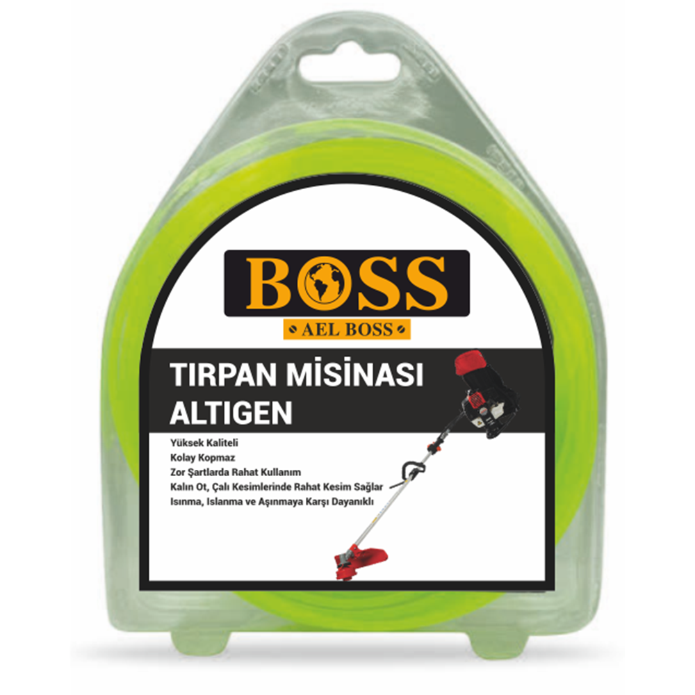 Tırpan Mısınası Altıgen 3.3MM*41 mt