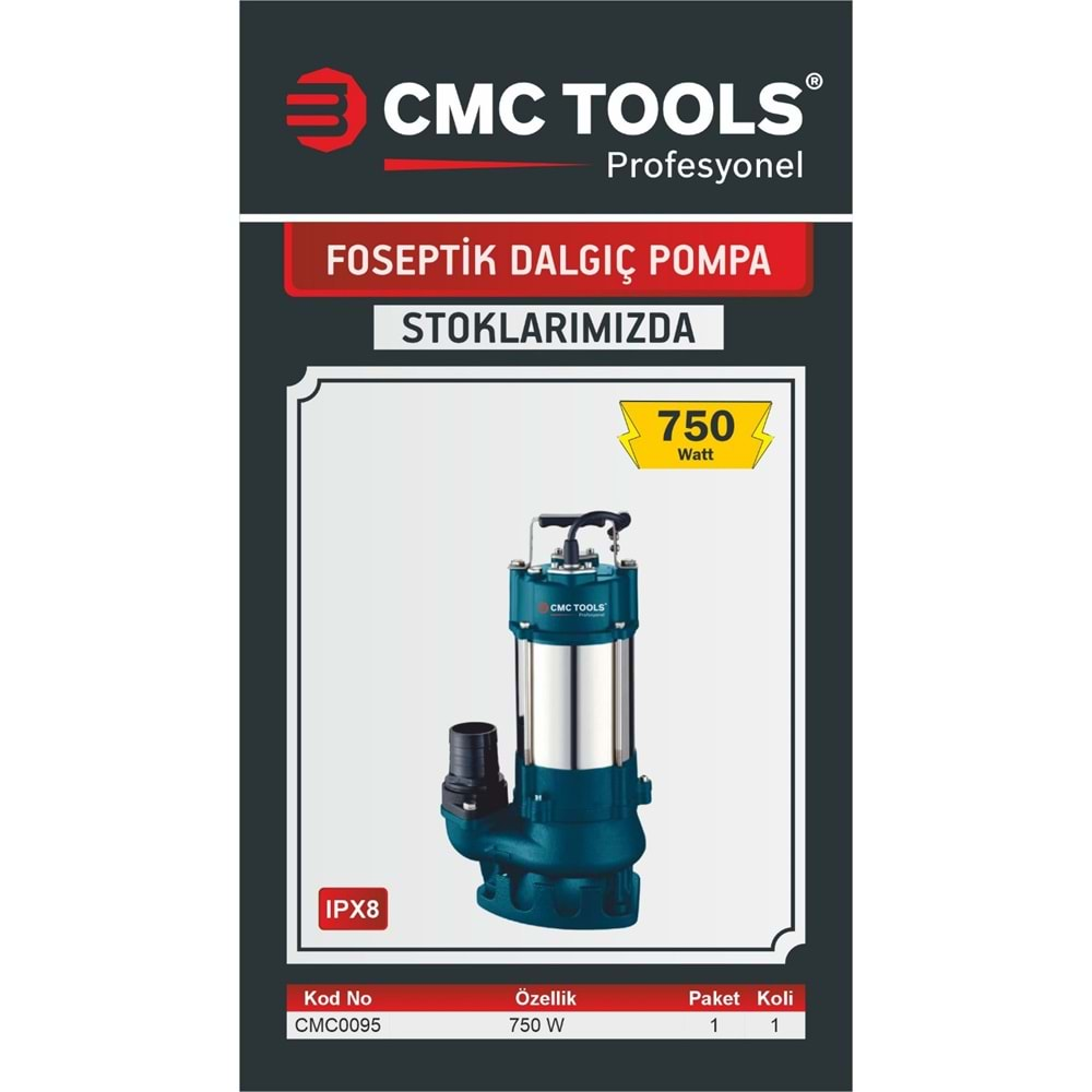 FOSEPTİK DALGIÇ POMPA 750 W