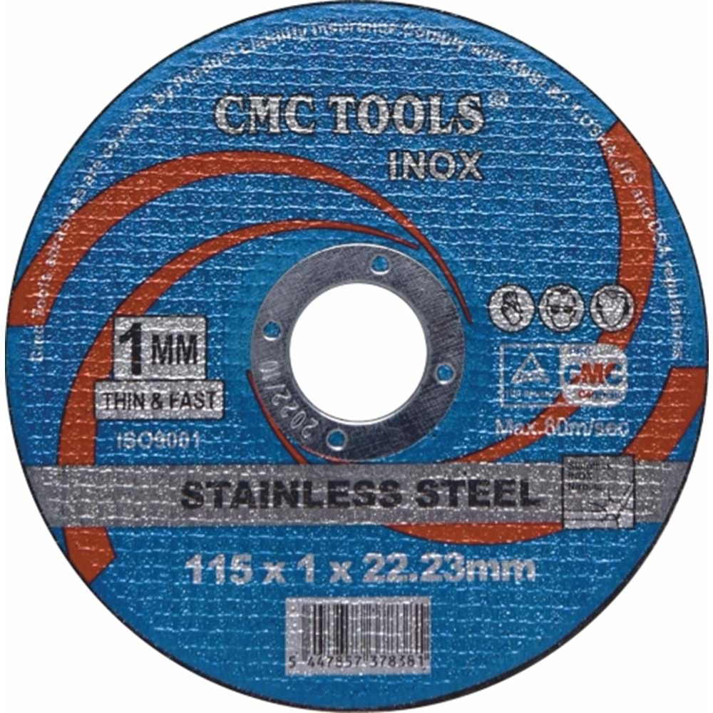 İNOX KESİCİ TAŞ 115*1 MM CMC TOOLS