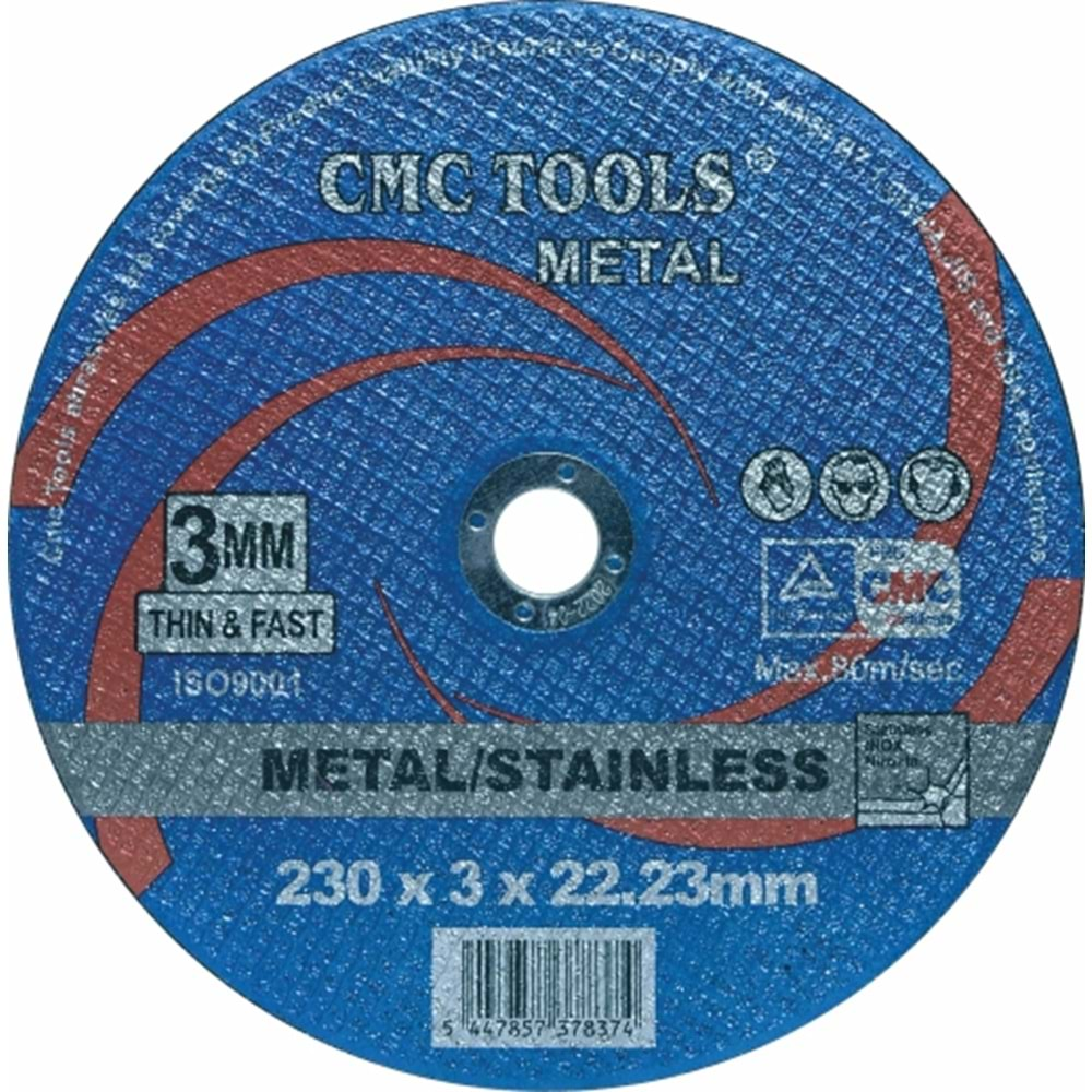 METAL KESİCİ TAŞ 230*3 MM CMC TOOLS