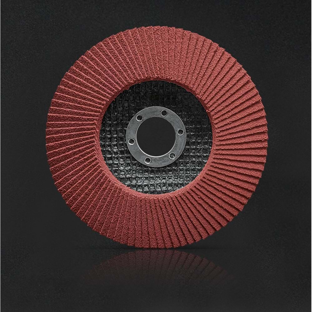 Flap Disk Zımpara 115 Mm 100 Kum Alüminyum Oksit Flap Disk Zımpara