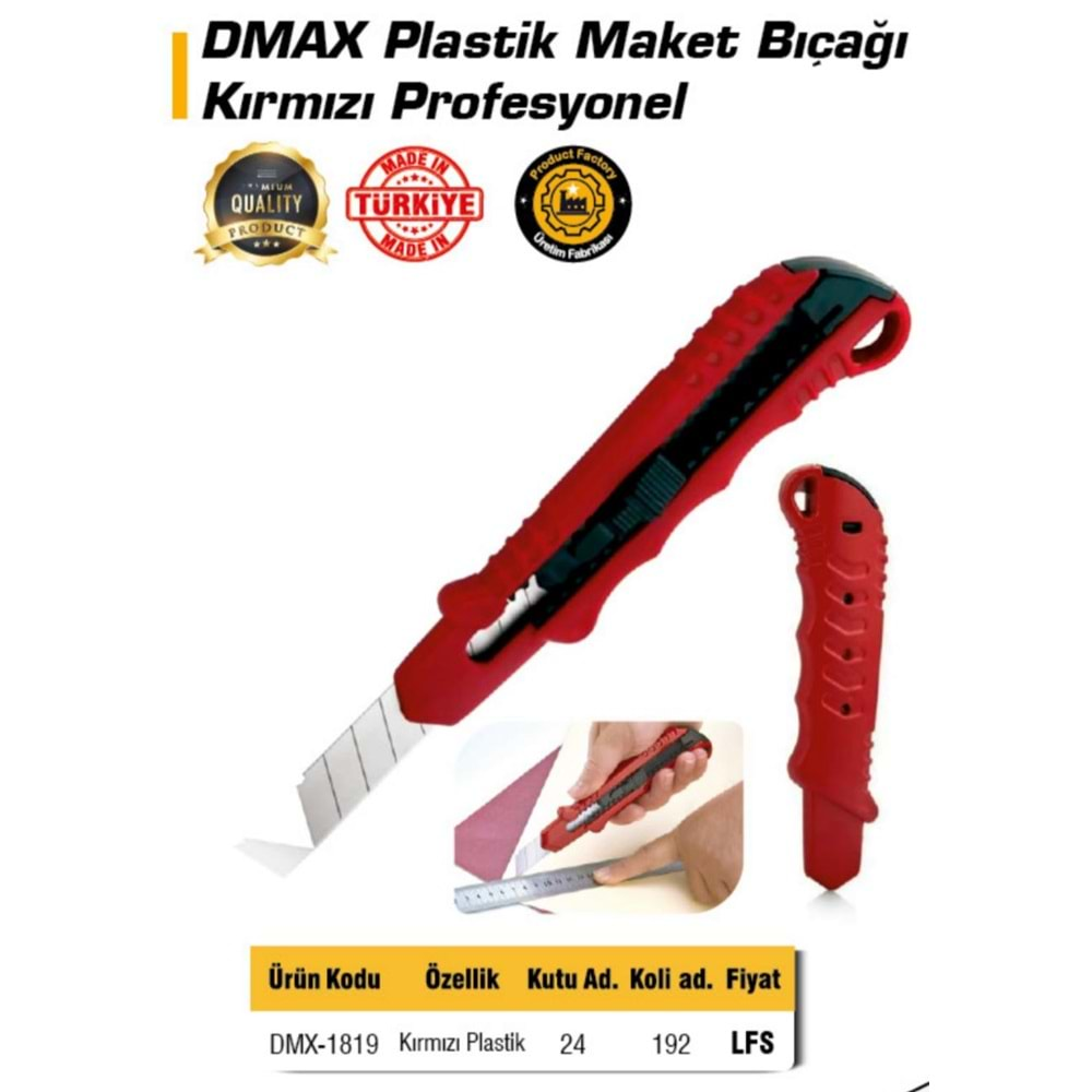 DMAX PROFESYONEL PLASTİK MAKET BIÇAĞI