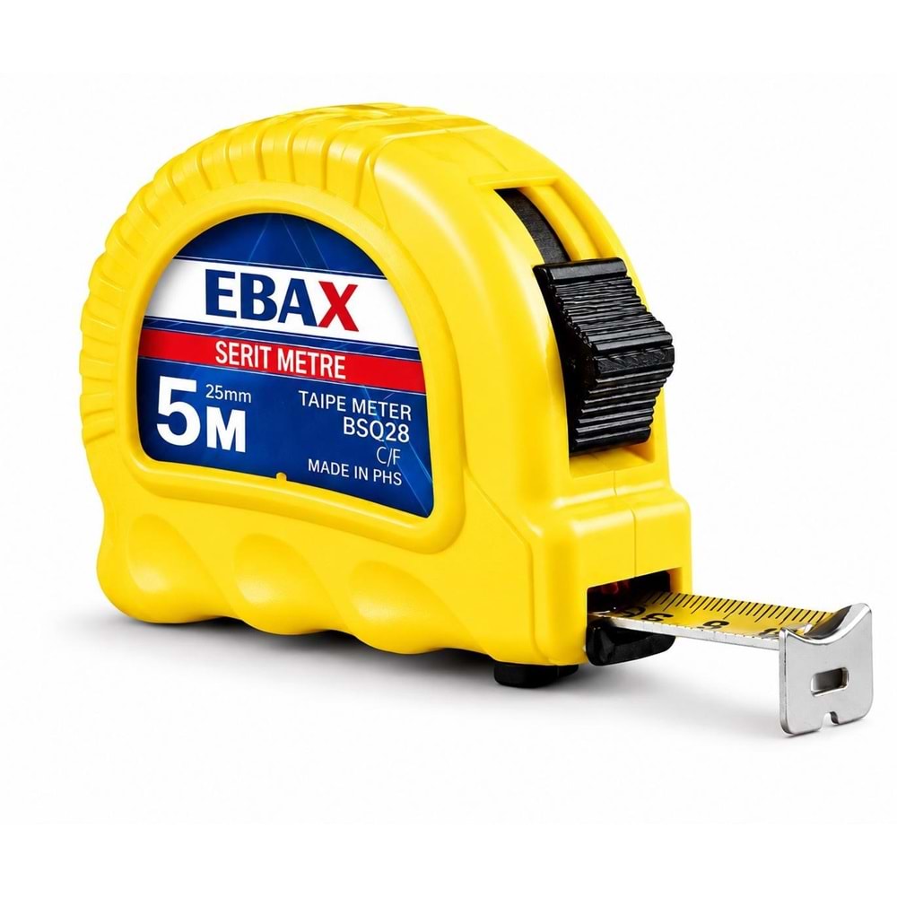 Şerit Metre Ebax 5 Mt x 25mm