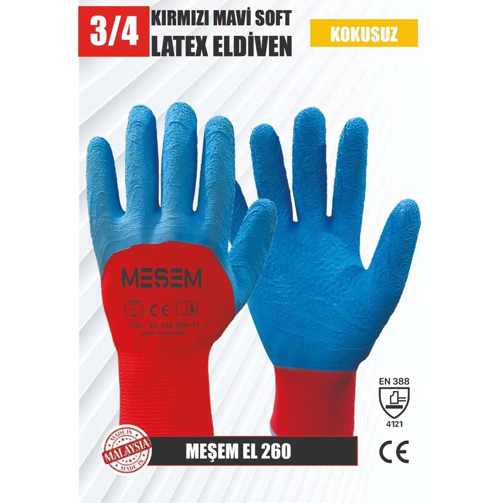 SOFT LATEX KIRMIZI MAVİ SOFT 3/4