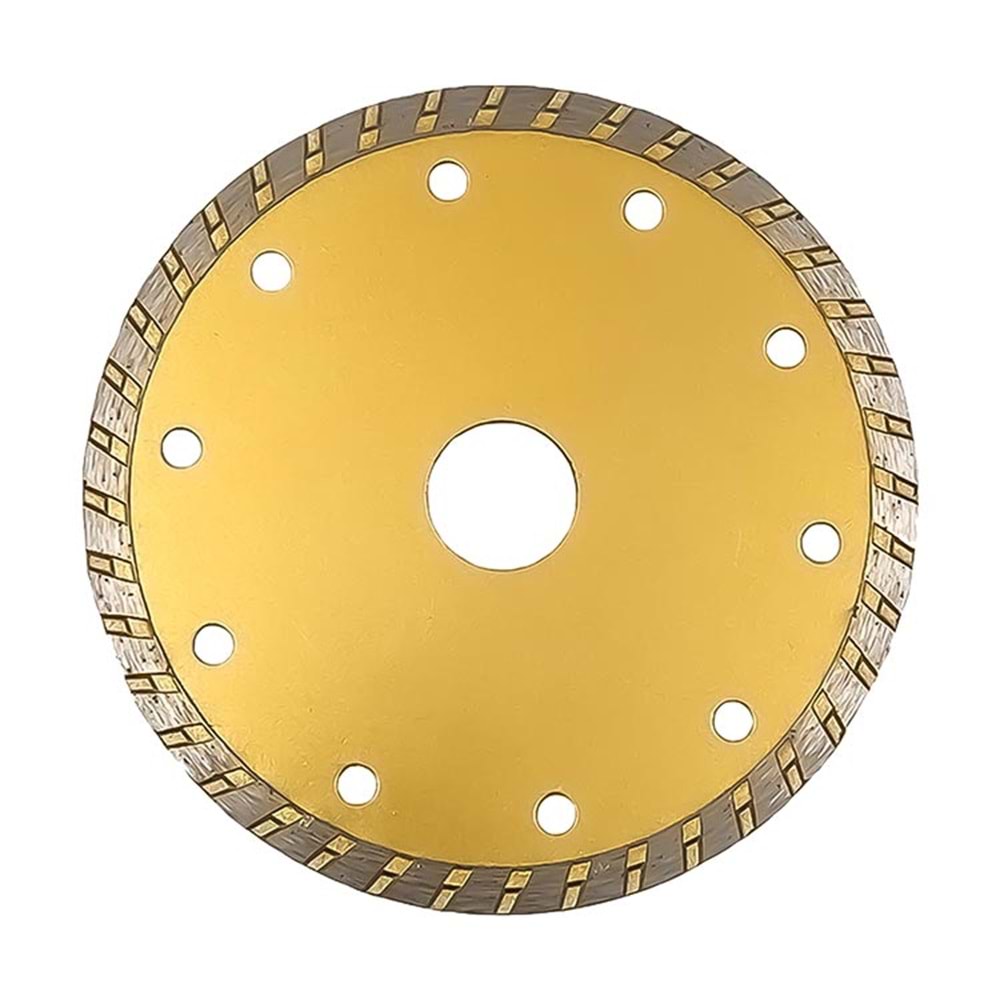 Turbo Kanal 115 Mm Benz Granit Mermer Beton Tuğla Kesme Diski