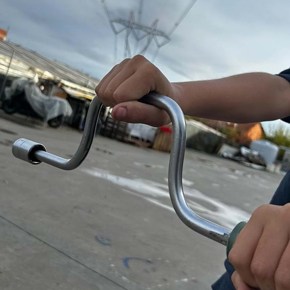 Lokma Kolu Fırdöndü Kol ½ 19 MM Lokma Ucu Hediyeli, Tekli Bijon Anahtarı