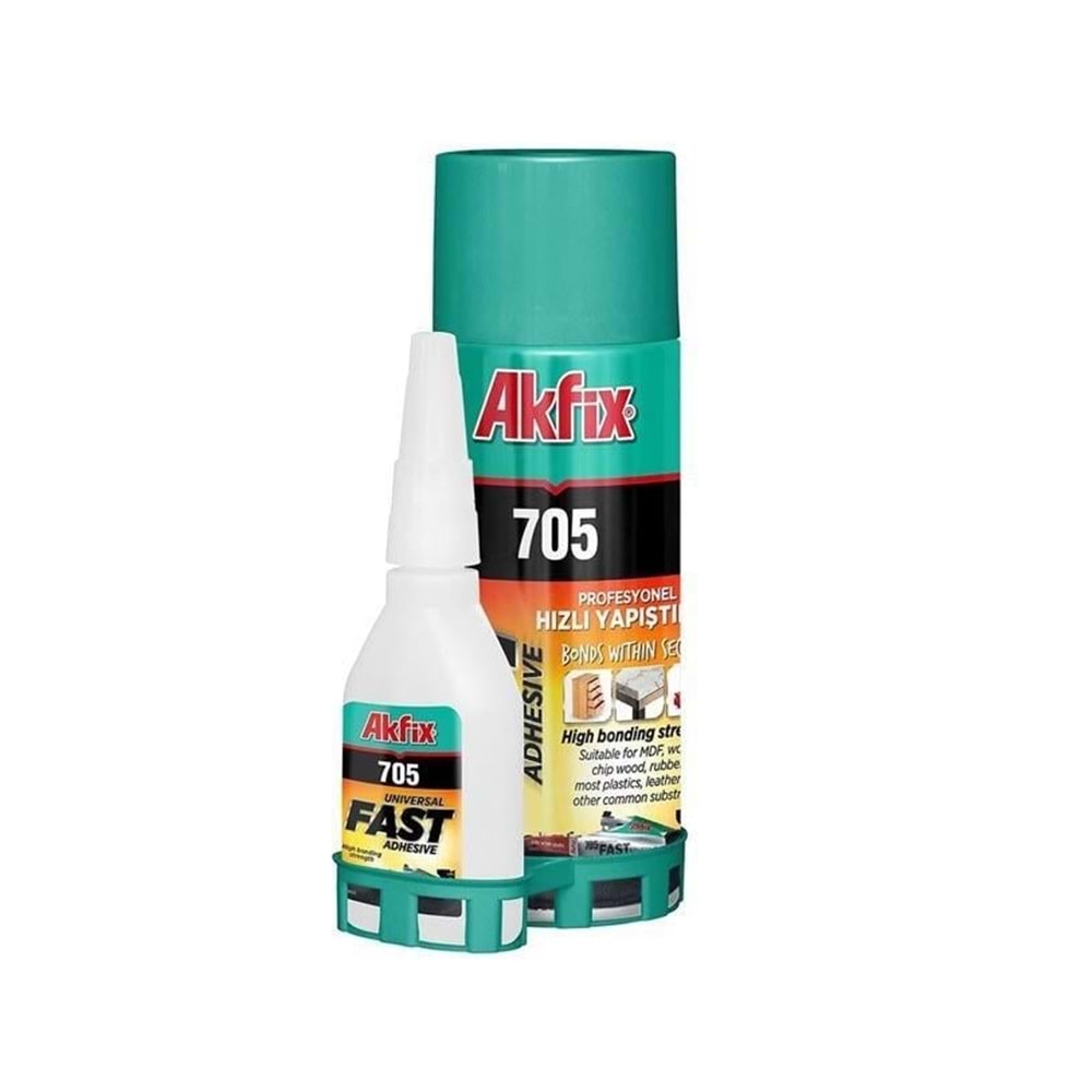 Akfix 705 Hızlı Yapıştırıcı 200 Ml + 50 gr