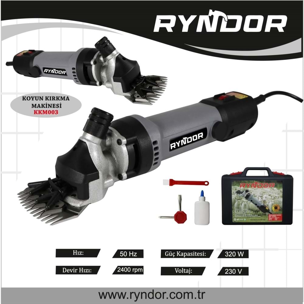 Koyun Kırkma Makinesi 320W Ryndor