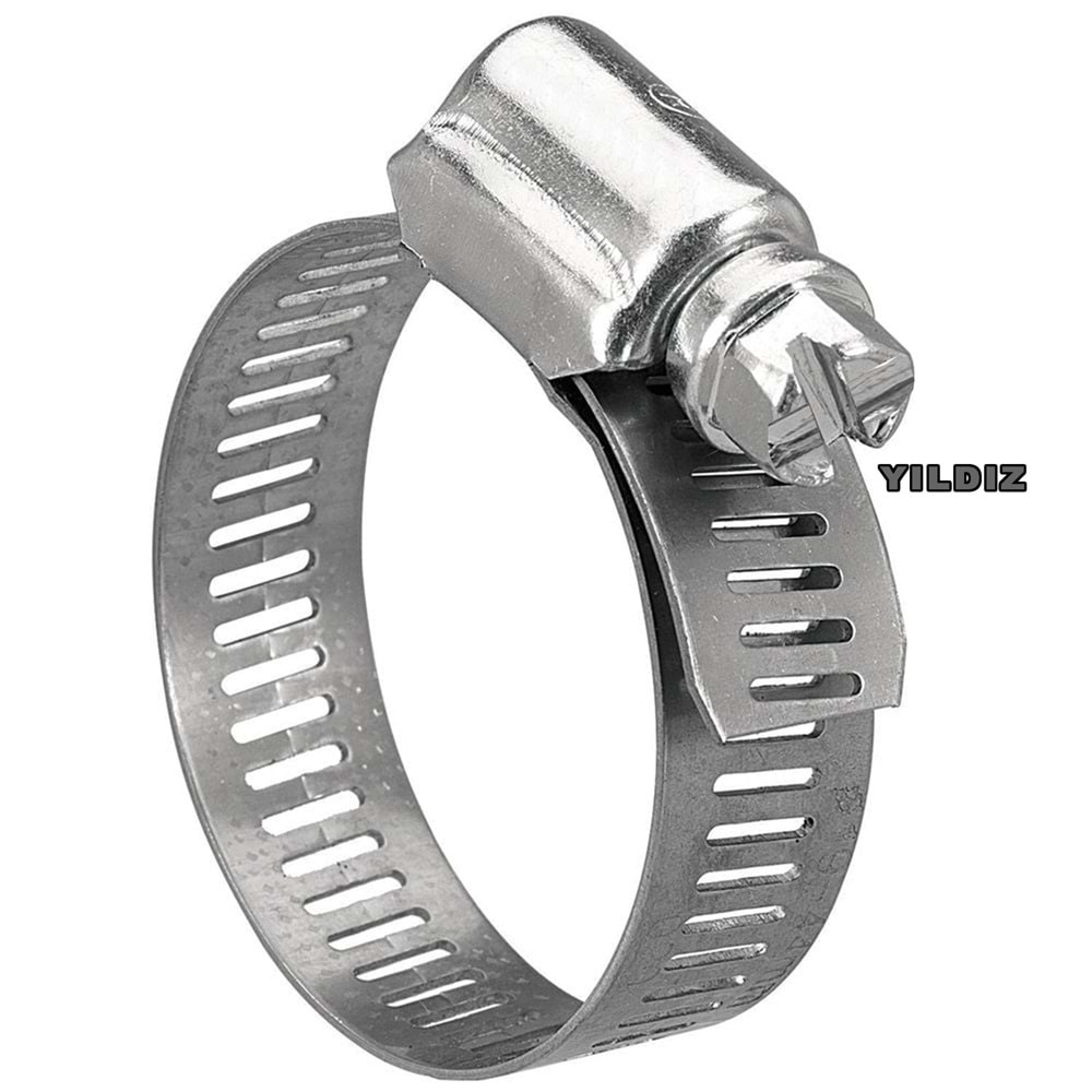 Metal Kelepçe 8 Mm 16-25 Metal Hortum Kelepçesi Kp-2053