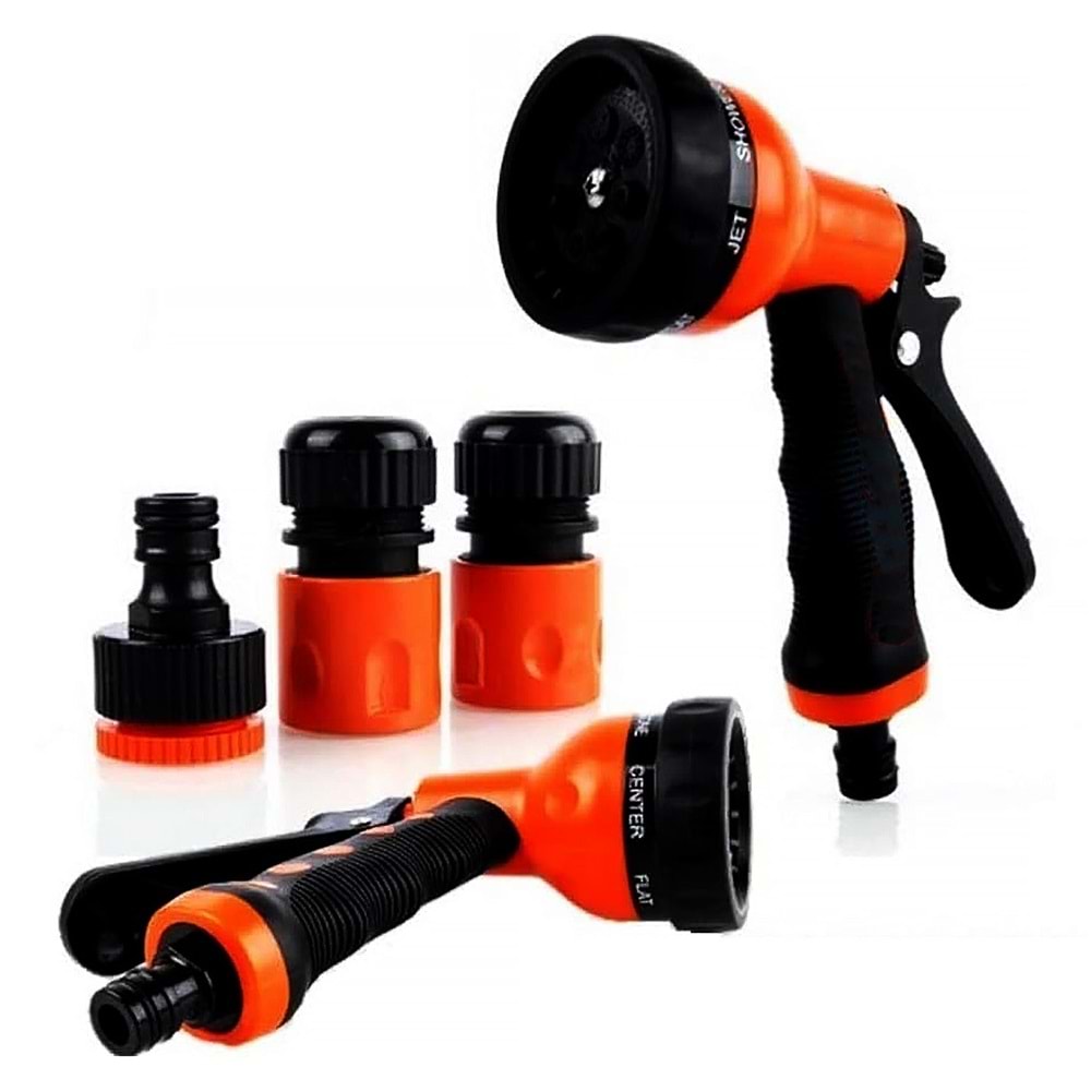 Sulama Tabancası – Kapmax 8 Fonksiyonlu 5’li Set