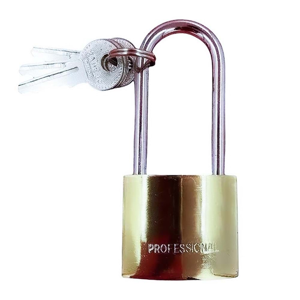 Asma Kilit Kapmax Sarı Gold Uzun X 38 Mm Asma Kilit