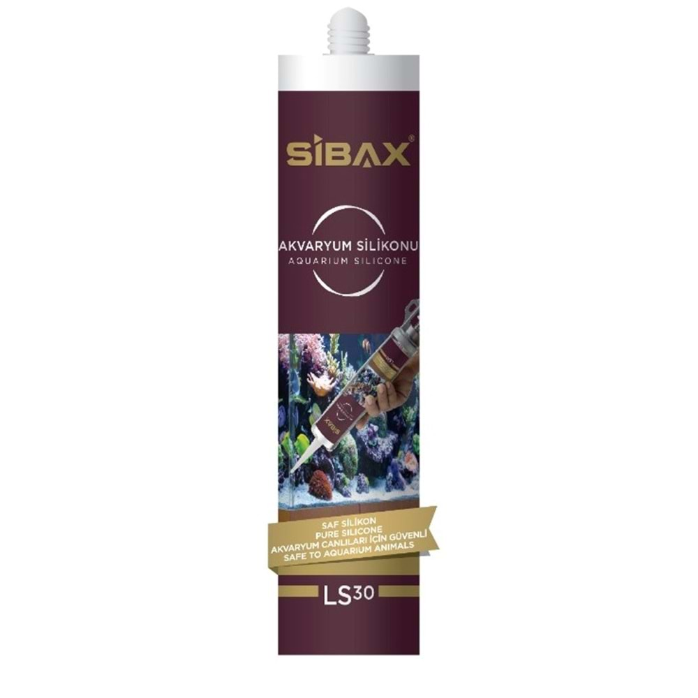 SİBAX AKVARYUM SİLİKONU 280 ML ŞEFFAF