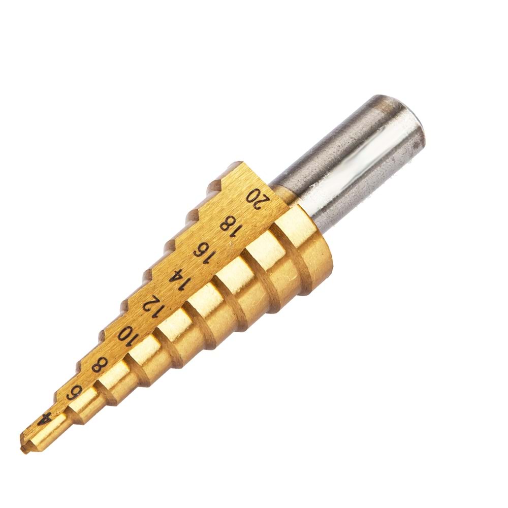 Matkap Ucu Kademeli 4-20 Mm Meşem Sac Delme