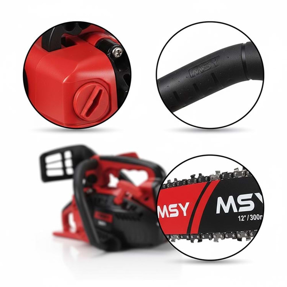 Benzinli Ağaç Motoru Premium 1.2 HP 25.4 cc 12 İnç Dal Kesme