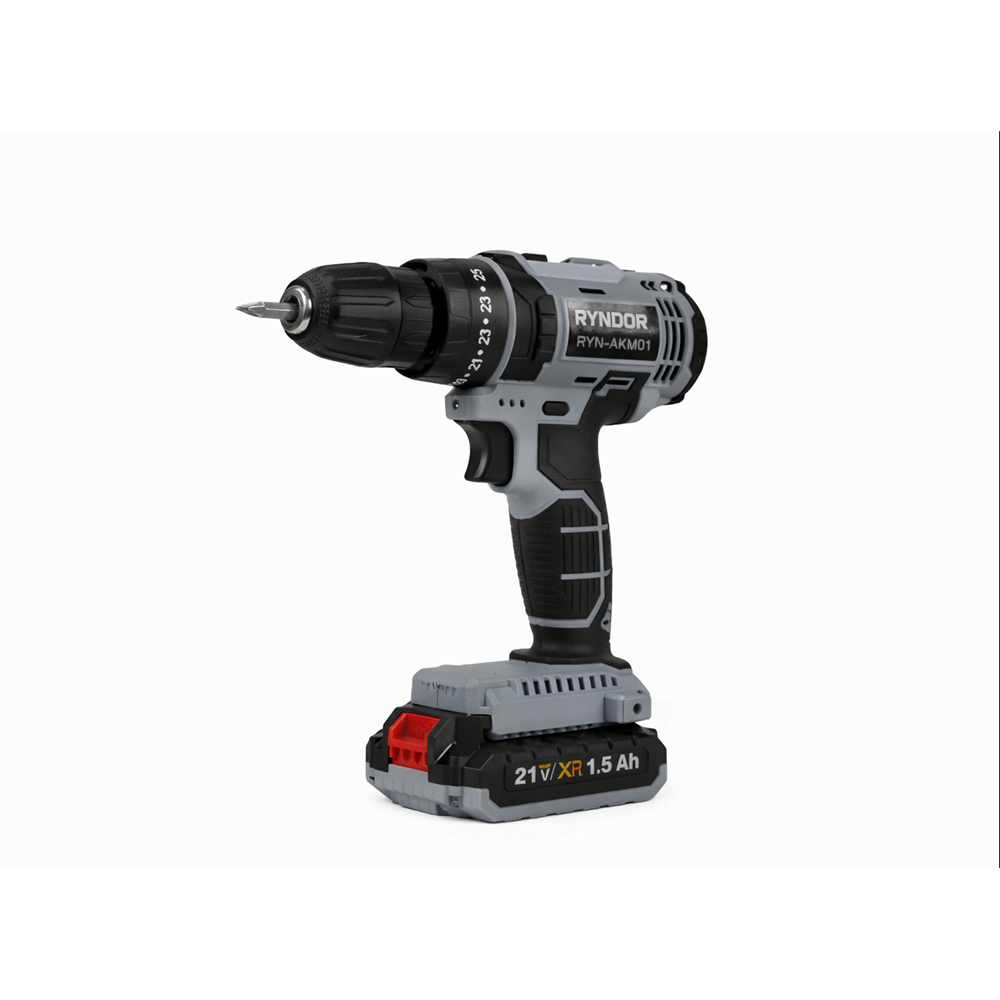 Şarjlı Akülü Matkap 21 V Ryndor