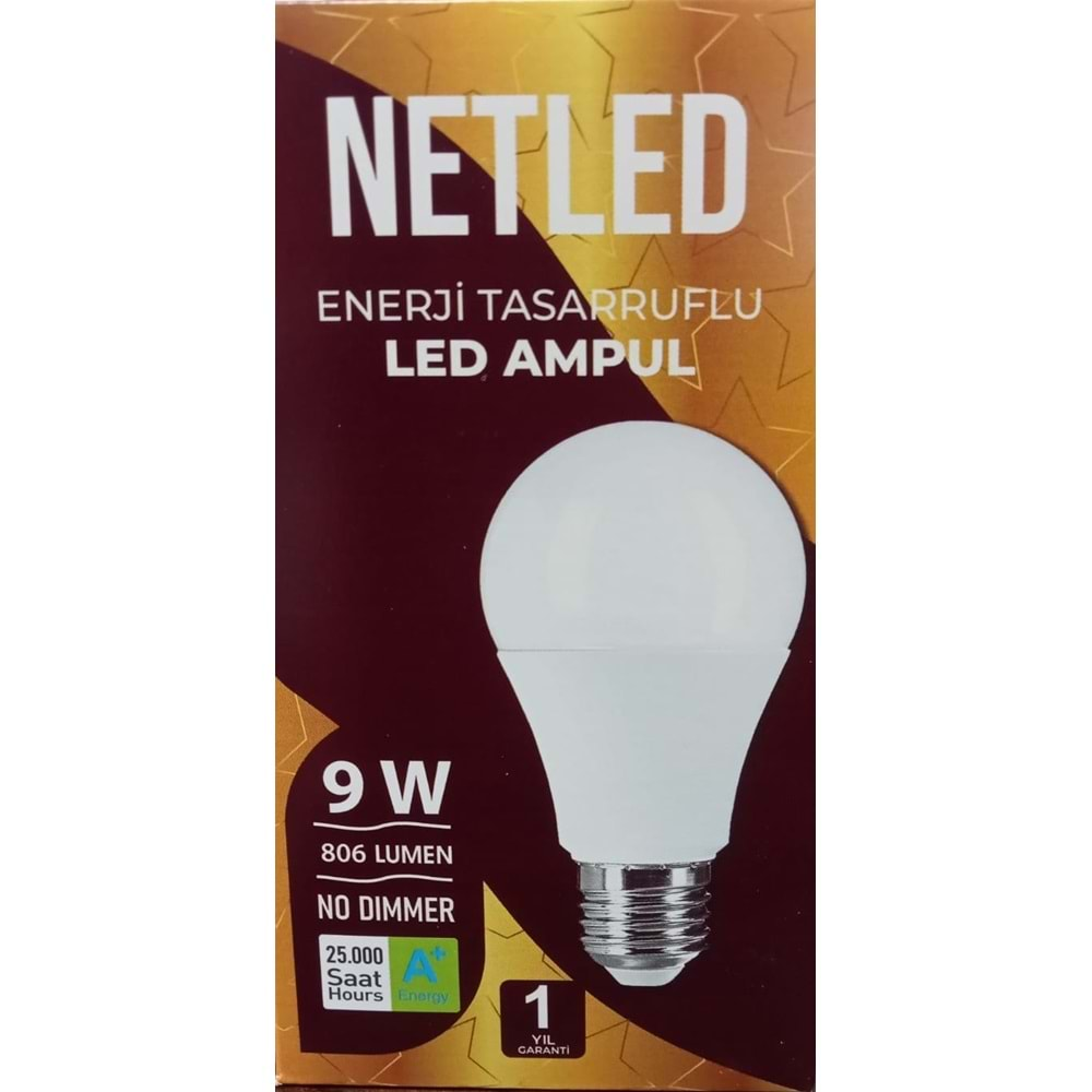 NETLED LED AMPUL 9W