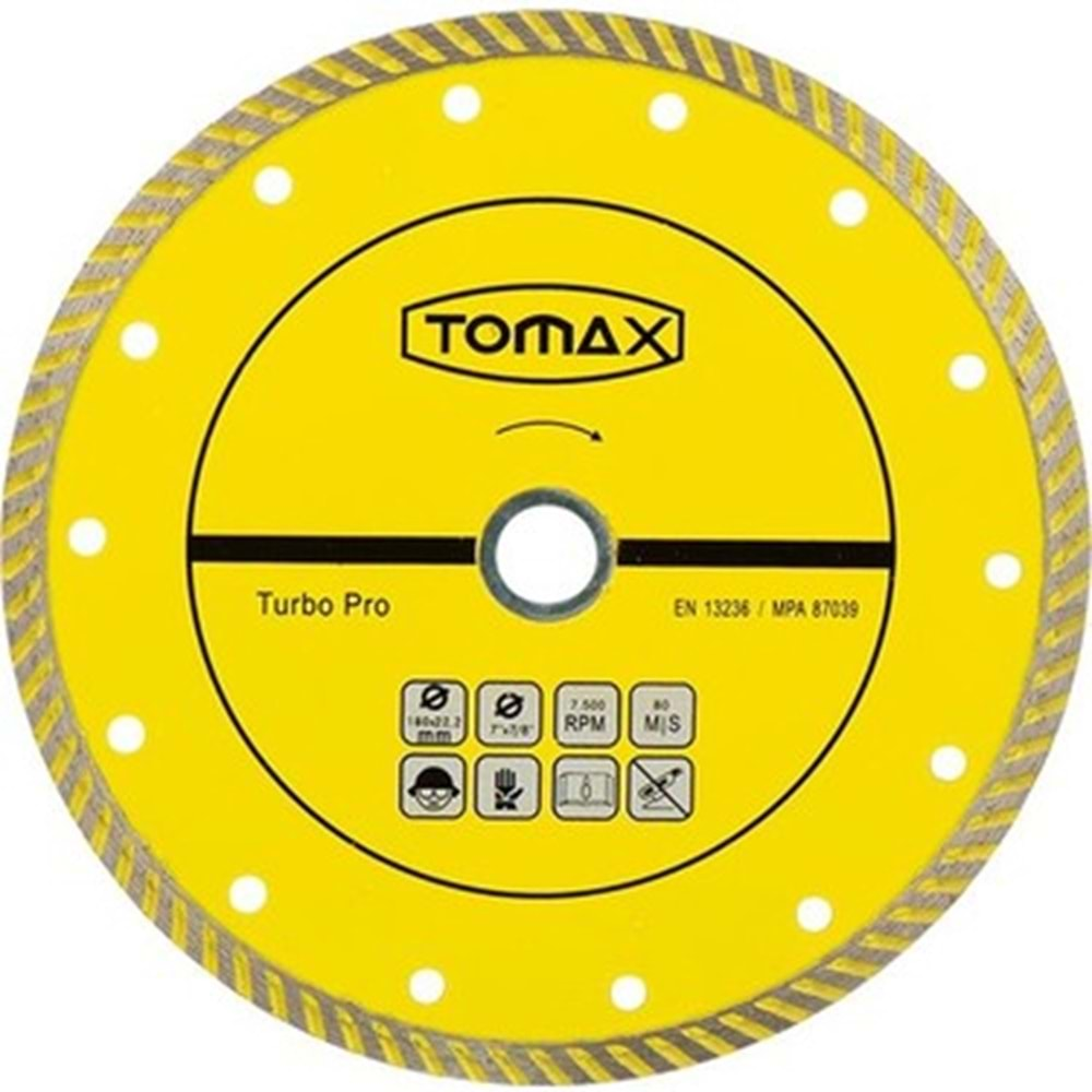 TURBO ELMAS TESTERE 230*22 MM TOMAX ECO