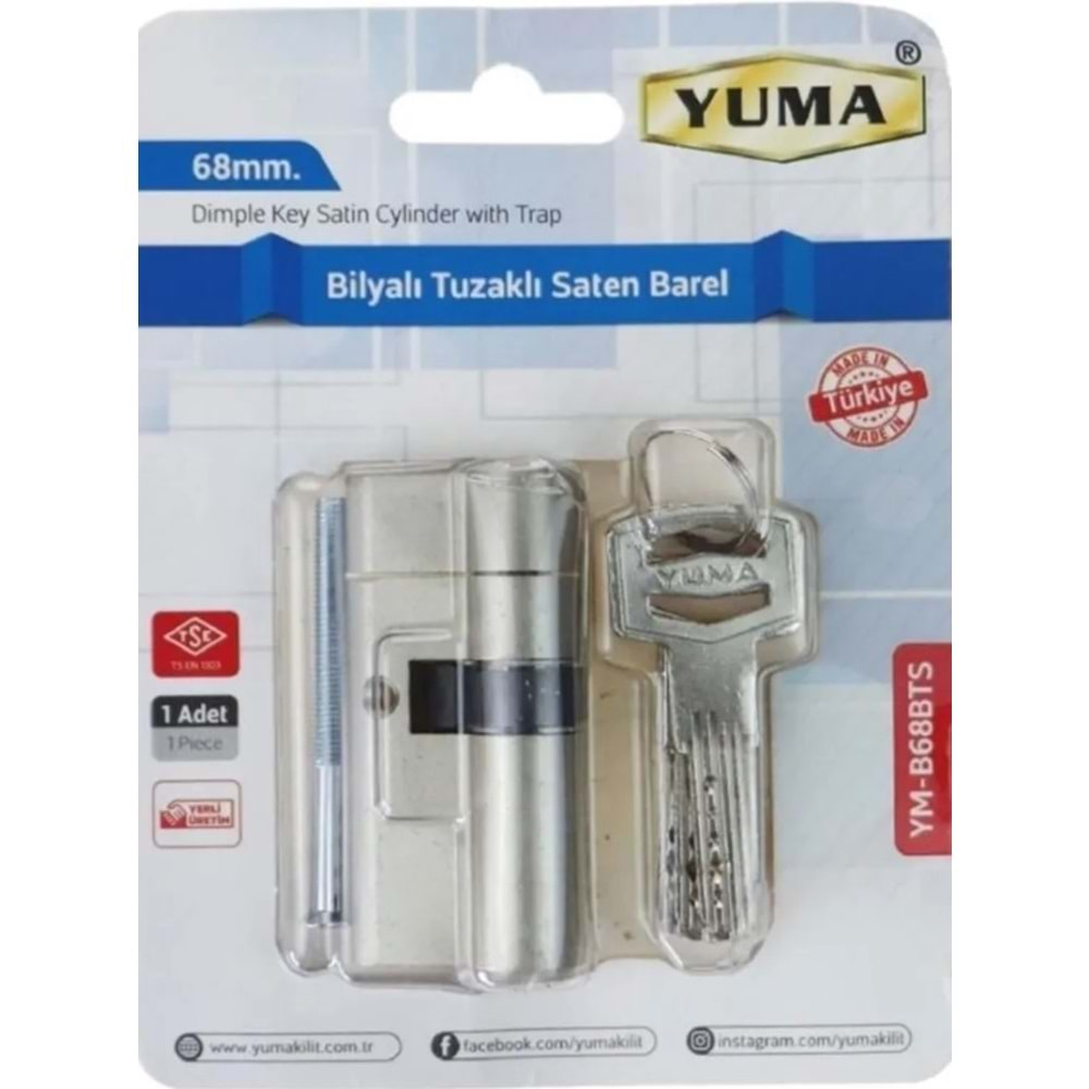 YUMA BİLYALI TUZAKLI SATEN BAREL 68MM