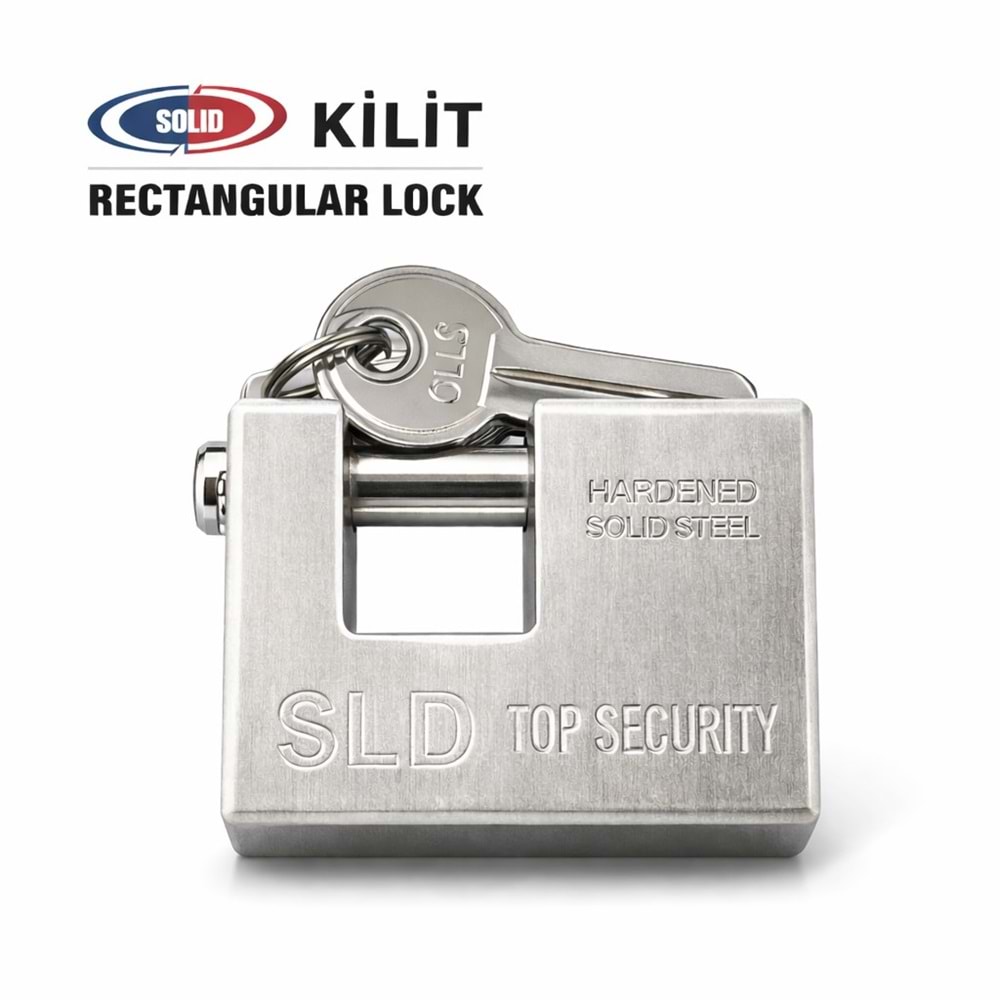 Yassı Kilit 90 Mm Asma Kilit Kayar Milli İthal