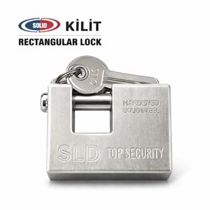 Asma Kilit Solid Yassı Kilit 90 Mm Kayar Milli Kilit