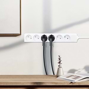 Grup Priz 6’lı 5 Metre Kablolu Topraklı Uzatma Kablosu