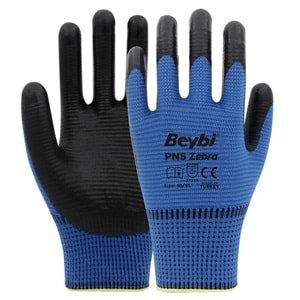 Eldiven Beybi Pn5 Zebra Mavi Eldiven Zebra Eldiven