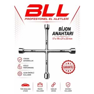 Dörtlü Bijon Anahtarı BLL Garantili
