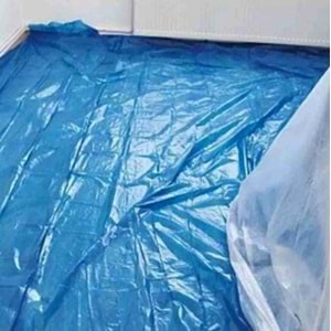 Koruyucu Örtü Branda 50 M2 İzmir Fırça Mavi Kalın Pratik Branda