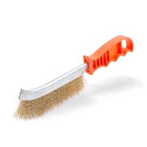 Tel Fırça Kırmızı Saplı Çelik Tel Fırça 225 Mm Garantili
