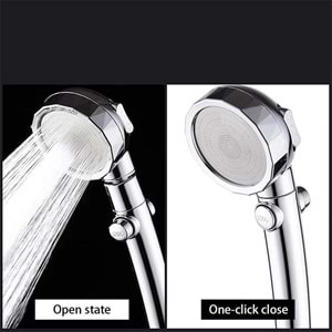 Duş Başlığı 3 Fonksiyon Stop Düğmeli Cmc5096