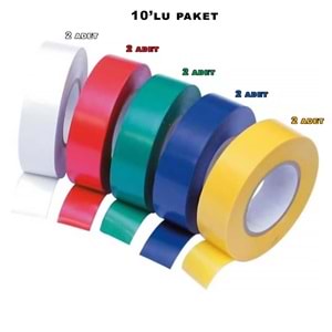 Bant Elektrik Bandı (Renkli )18mm*10yards Cmc Tools
