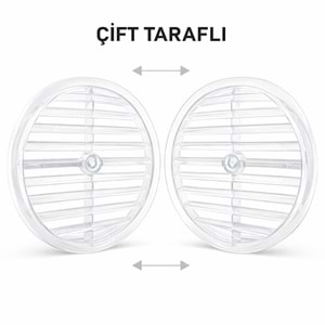 Doğalgaz Cam Menfezi Lüx Şeffaf Havalandırma Aparatı