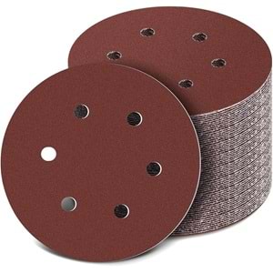 Cırtlı Zımpara Pedi 150 Mm 220 Kum ( Delikli )