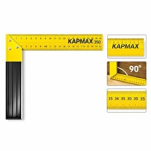 Sarı Gönye Kapmax 350 Mm Ölçüm Gönye
