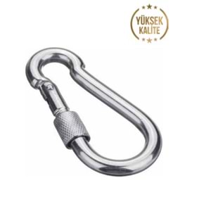 Metal Kanca Karabina Vidalı 6 Mm