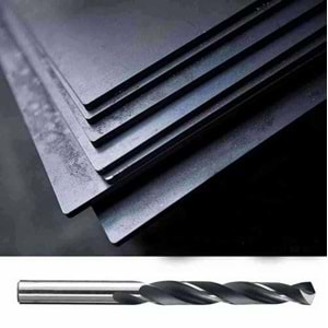 HSS DIN 338 9 Mm Meşem Metal Delme profesyonel Matkap Ucu
