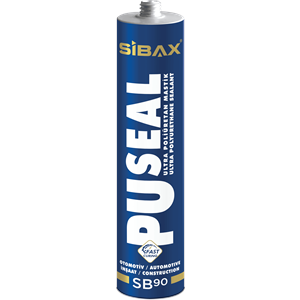 Sibax PU Poliüretan Yapıştırıcı Mastik Antrasit 280 ml SB90