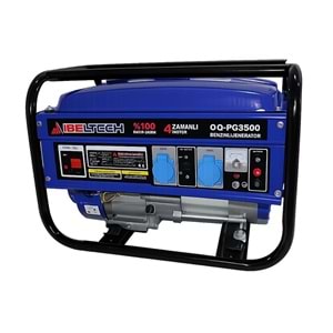 Jeneratör 2,8 kW 4 Zamanlı Benzinli Ibeltech OO-PG3500