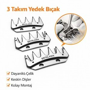 Devir Ayarlı Koyun Kırkma Makinası BE-WELT 350W Profesyonel