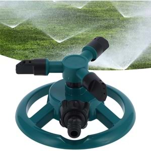 Fıskiye Ayarlanabilir Otomatik 360° Dönebilen 12 Kanal Nozullu Çim Bahçe Sulama Sprinkler Fıskiye