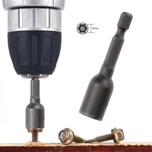 Somun Adaptörü 13*48 Manyetik Somun Sıkma Adaptörü