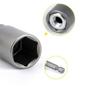 Somun Adaptörü 13*48 Manyetik Somun Sıkma Adaptörü