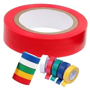 Bant Elektrik Bandı Wieder Renkli 18 Mm x 10