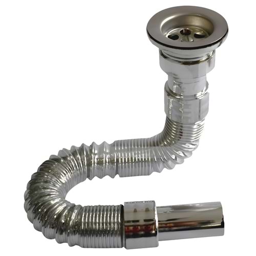 Krom Lavabo Sifonı
